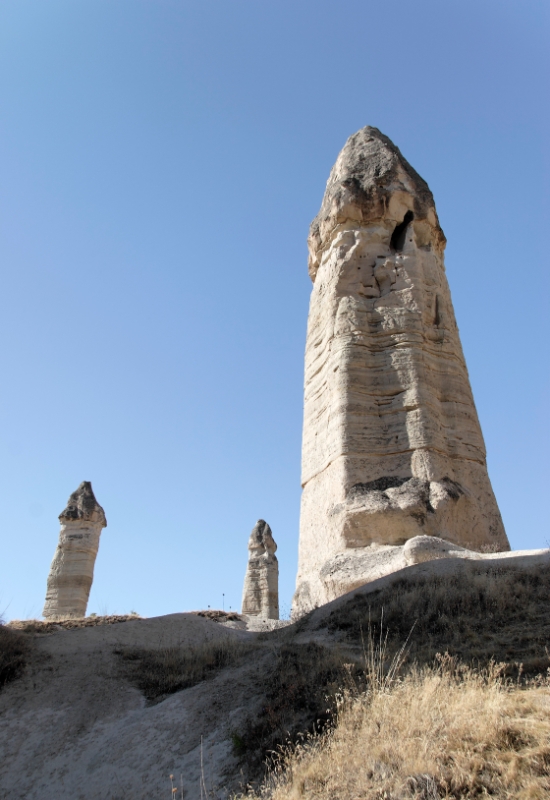 Fairy chimney rock formations, Goreme, Cappadocia Turkey 38.jpg - Goreme, Cappadocia, Turkey